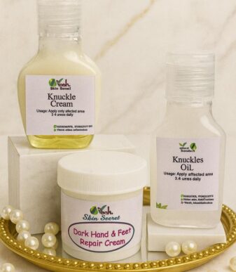 Knuckles Cream, Knuckles Oil, Dark Hand & Feet Repair Skin Set
